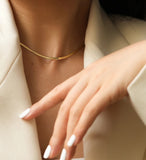 Flat Snake Bone Chain